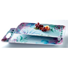 Tia Mowry Set of 2 Cinnamon Twist Serving Trays, , large