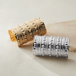Ethnic Wide Cuff, , large