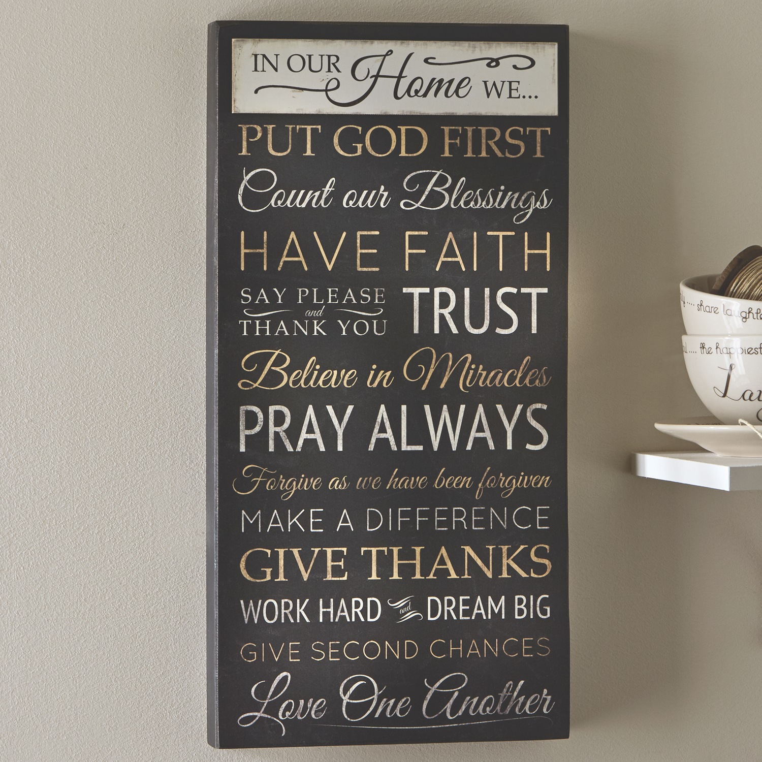 In Our Home Wall Plaque Ashro