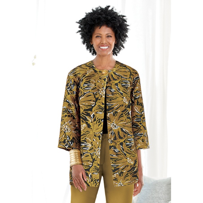 Zeva Jacquard Jacket, , large