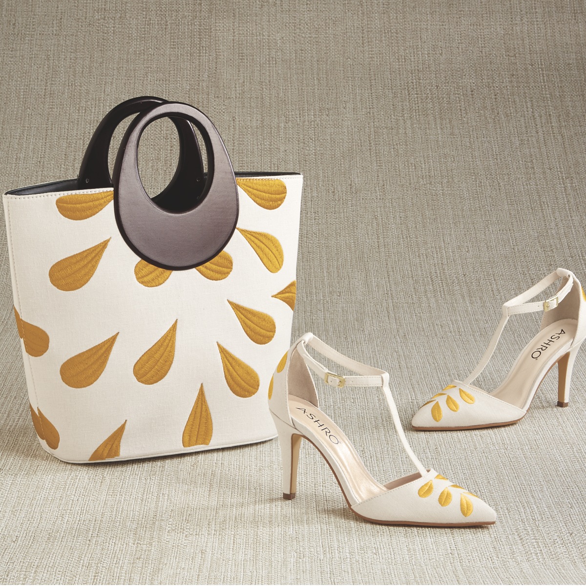 ashro shoes and handbag