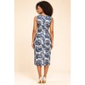 Shakese Metallic-Jacquard 2-Piece Midi Jacket Dress with Bell Cuffs, , large