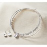Crystal Choker Necklace & Earring Set, , large