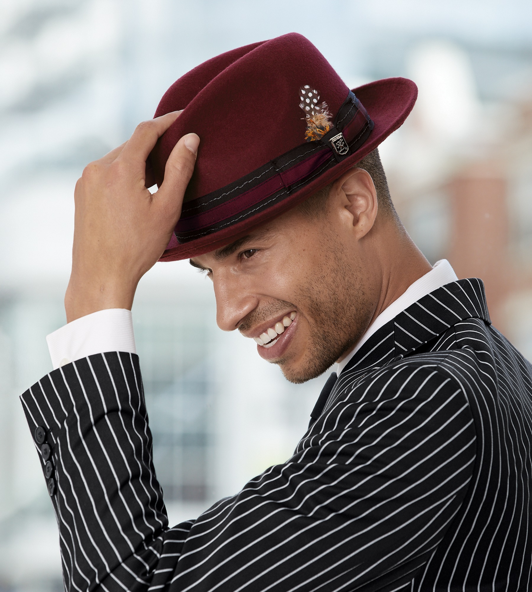 Pinch front fedora Clearance