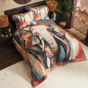 Tembo Elephant Quilt, , large