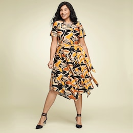 Zoella Fit &amp; Flare Dress, , large