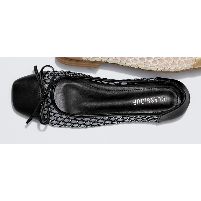 Classique Mesh Cap-Toe Ballet Flat, , large