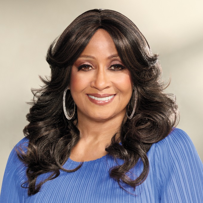 Dorinda Clark-Cole Brownstone Wig, Dark Brown, large