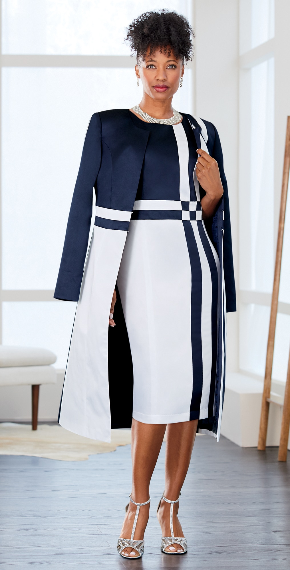 matching dress and jacket