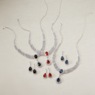 Crystal Marquise Drop Necklace & Earring Set, , large