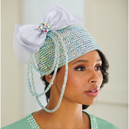 Whittall &amp; Shon Dazzling Embellished Hat, , large