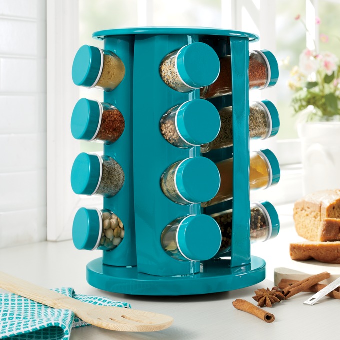 16 Jar Spinning Spice Rack