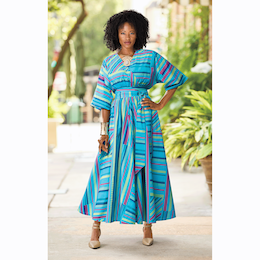 Cerelyn Belted Maxi Dress, , large