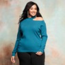 Open-Shoulder Sweater, , large