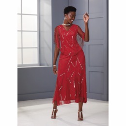 Emry Embellished Skirt Set, , large