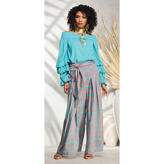 Amari Wide Leg Pant, , large