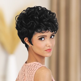 Motown Tress Trini Wig, Off Black, large