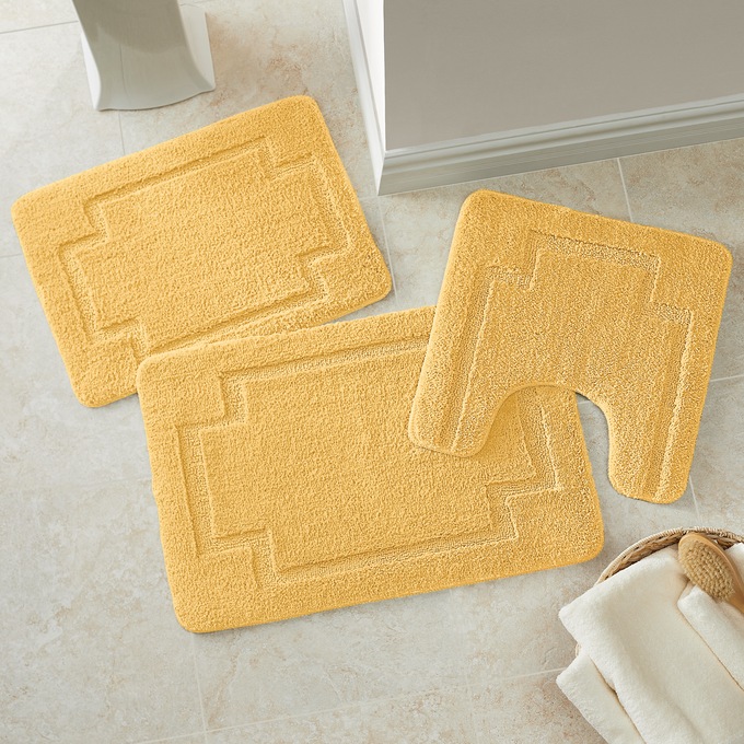 3-Piece Serene Bath Mat Set, , large