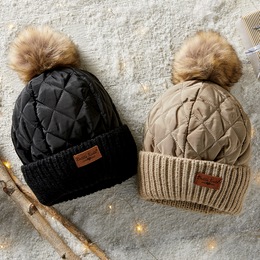 Britt&rsquo;s Knits Quilted Puffer Beanie, , large