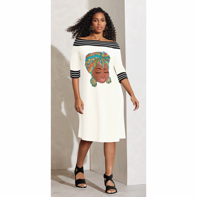 Kesia Face Dress, , large