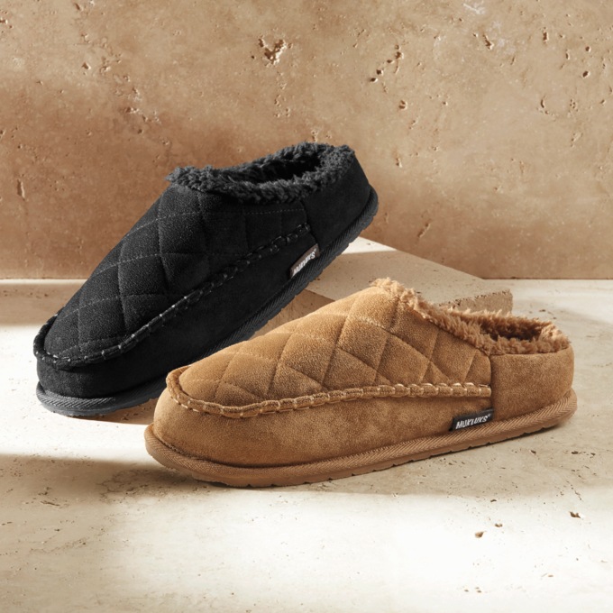 MUK LUKS Men's Pieced Scuff, , large