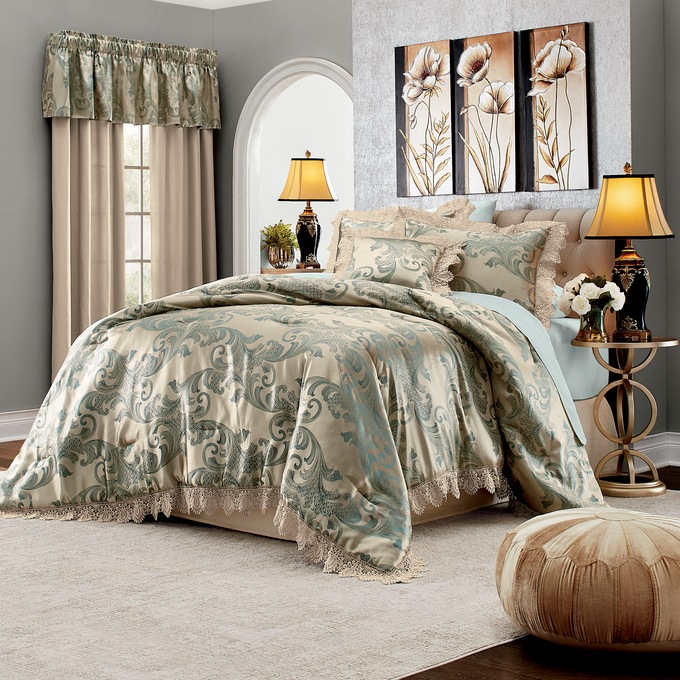 Reggiana Jacquard Valance, , large