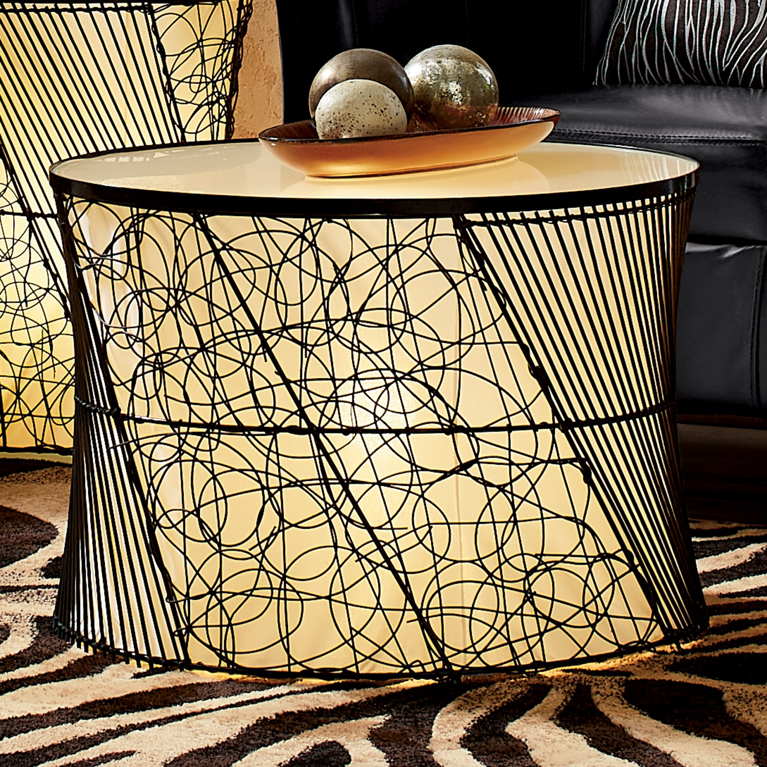 Zeke Floor Lamp, End Table and Coffee Table | ASHRO