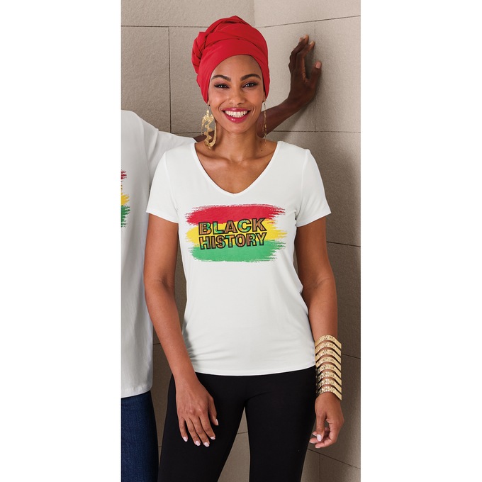 Women's Celebrations Tee, , large