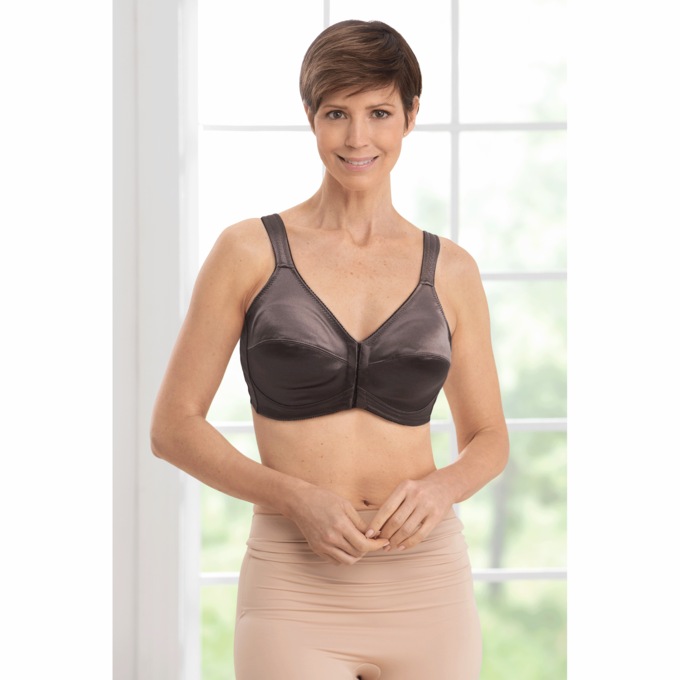 Instant Shaping by Plusform Full-Coverage Satin Bra, , large