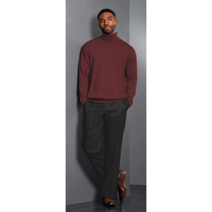 Burgundy turtleneck sale