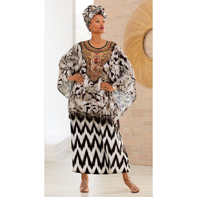 Malaika Long Caftan, , large