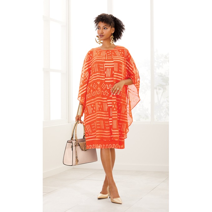 Casey Cape Dress, , large