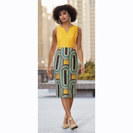 Trakenya Sheath Dress, , large
