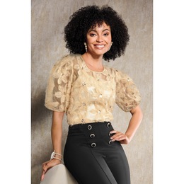 Fleur Woven Blouse, , large