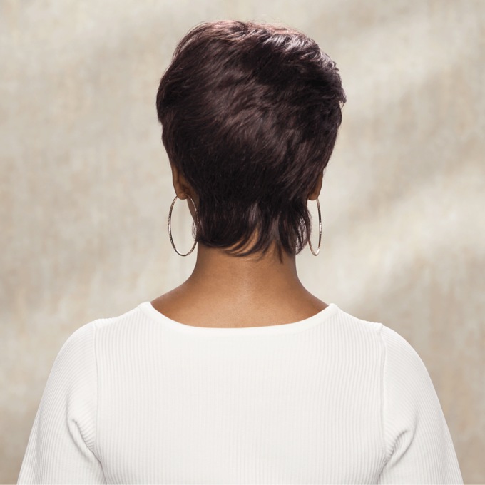 Gerilynn Human-Hair Wig, , large