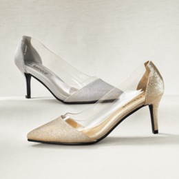 Classique Shimmer and Vinyl Pump, , large