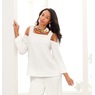 Gina Gauze Top, , large