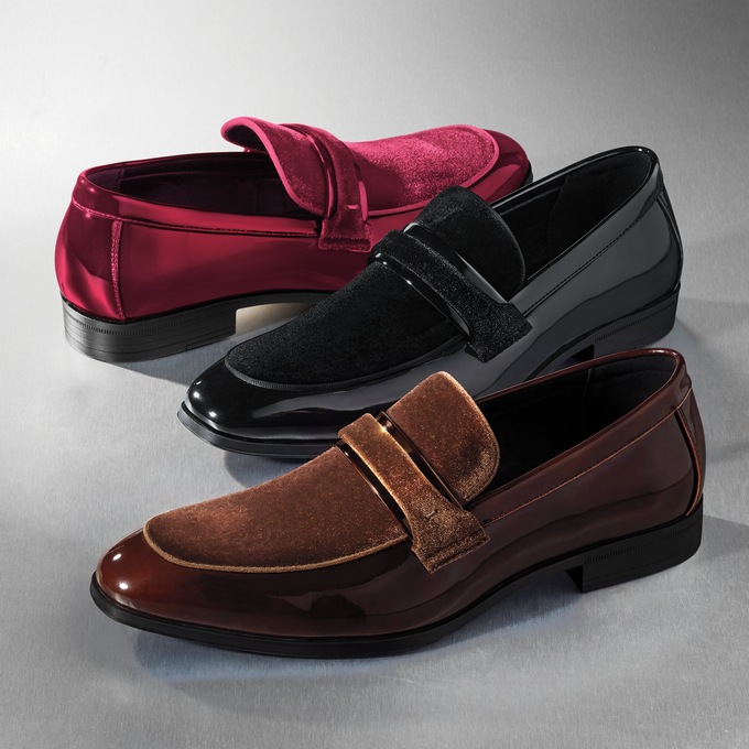 Stacy Adams Spratley Men's Velour Slip-On Dress Shoe, , large