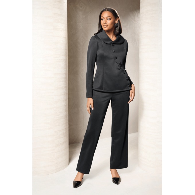 Diana 3-Piece Women&iacute;s Wardrober with Skirt, Pant and Asymmetrical Jacket, , large
