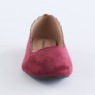 Scalloped Faux-Suede Flat for Women, , large