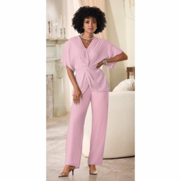 Beaded Knot Pant Set, , large