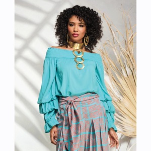 Letsha Woven Blouse, , large