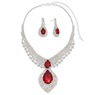 Starla Crystal Necklace & Earring Set, , large