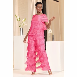 Zazie Fringe Pant Set, , large