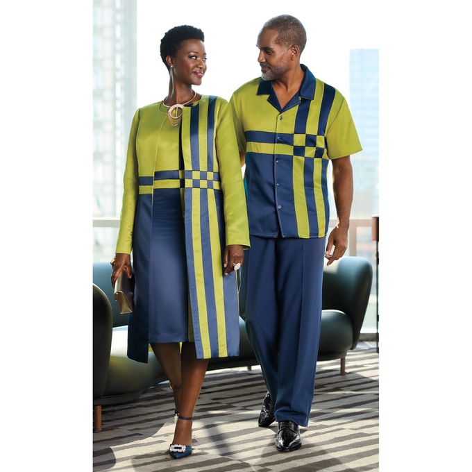 Perry Jacket Dress and Pant Set, , large