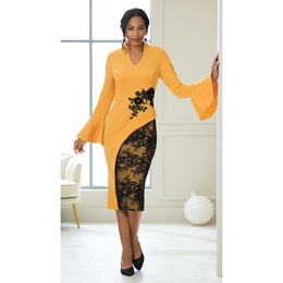 Waukeya Lace Detail Sheath Dress, , large