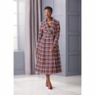 Pippa Plaid Coat, , large