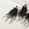 Feather Earrings, , large