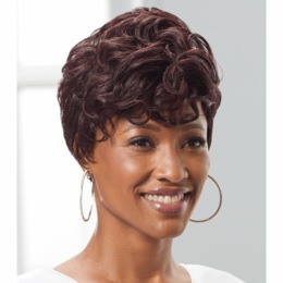 Jasmine Wig, Dark Burgundy Wine, large