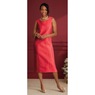 Lelina Pearl Mesh Jacket Dress, Red, large